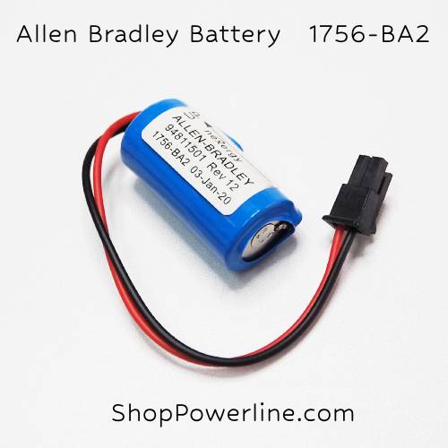 แบตเตอรี่ Battery Allen-Bradley (AB 1756-BA2, CR17335SE) 3V (Black Plug)