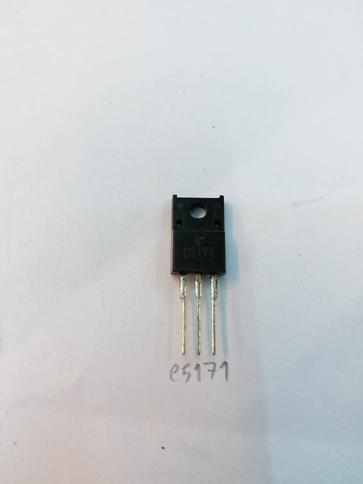 ขาย 2SC5171 ยี่ห้อ โตชิบ้า TOSHIBA ตัวถัง TO-220F ทรานซิสเตอร์ TRANSISTOR 2S C5171 ราคา ตัวล่ะ . . . หน่วย บาท