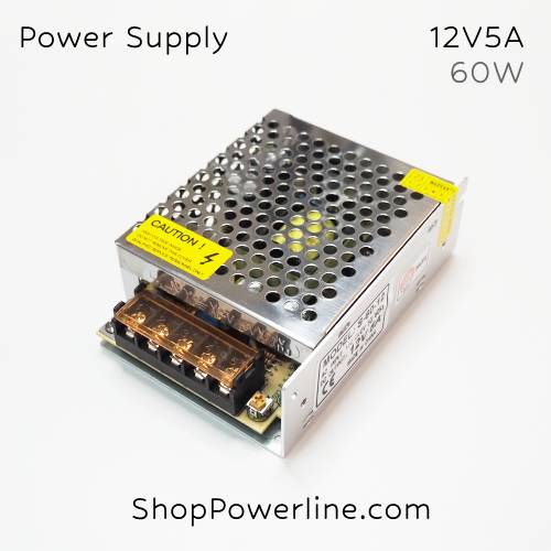 อุปกรณ์จ่ายไฟ Power Supply 12V 5A 60W