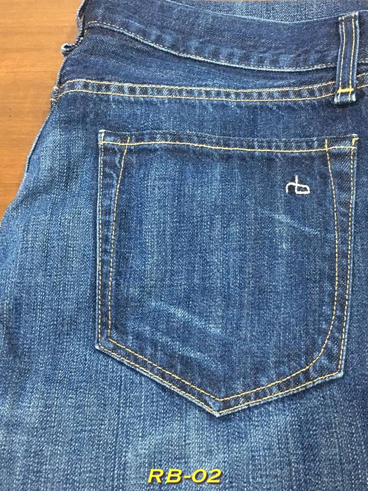 2. Rag & Bone RB 15X Slim Straight เอว 33 ยาว 33 Made in the USA