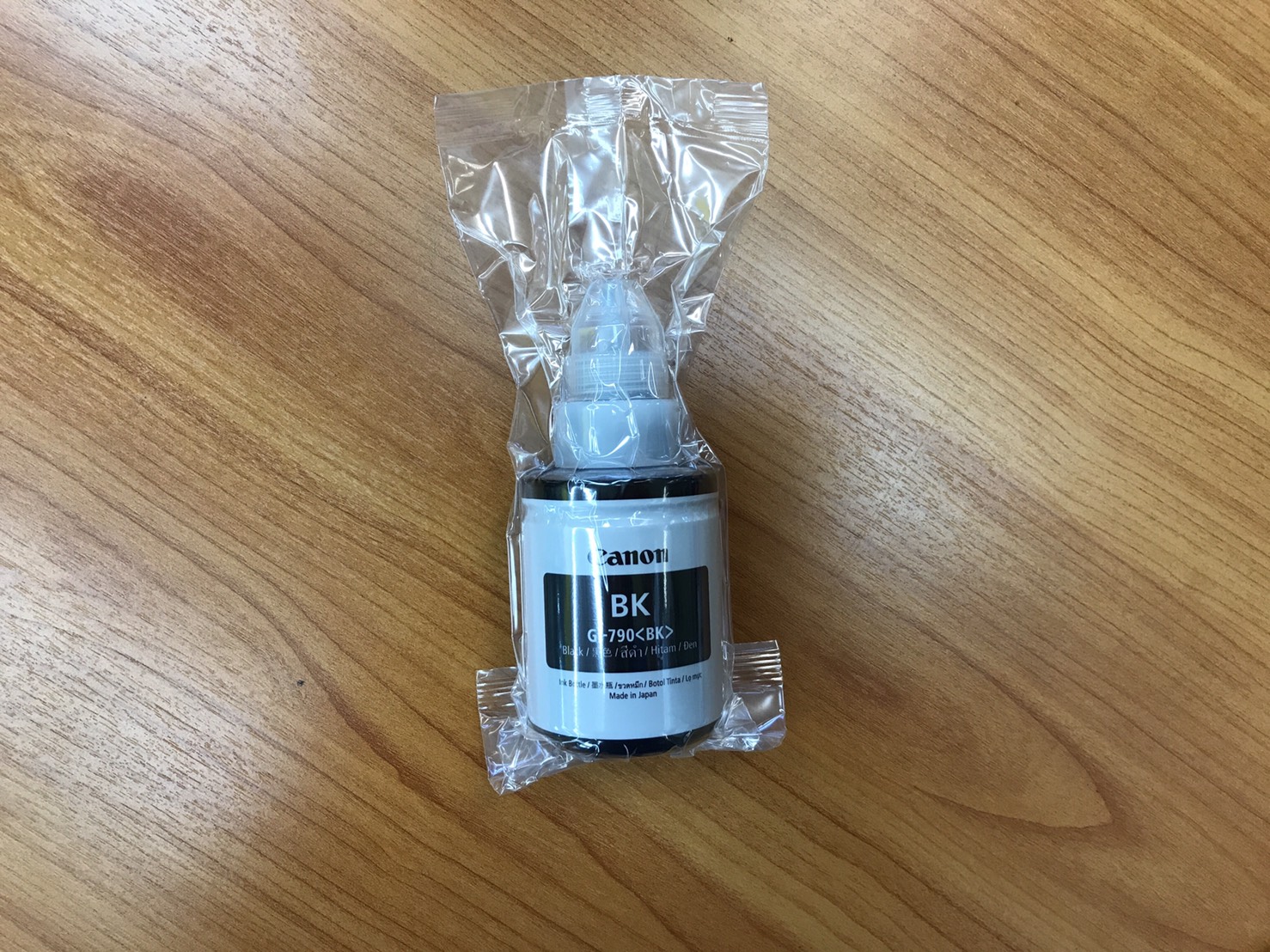 น้ำหมึกสีดำแท้ปริ้นเตอร์ CANON GI-790 BK
