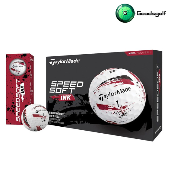 ลูกกอล์ฟ TaylorMade SpeedSoft Ink New 2024! (ซื้อ 2 แถม 1)
