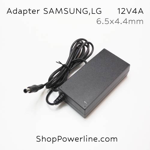 อะแดปเตอร์ Adapter SAMSUNG, LG 12V 4A (6.5x4.4mm)