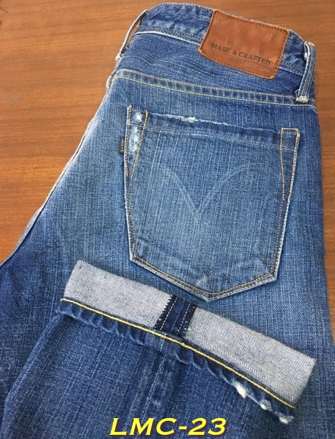 23. Levi’s LMC Ruler Straight BigE ฟอกซีด เอว 30 ยาว 34 Made in USA