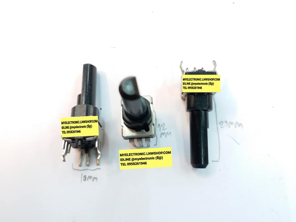 โวลุ่มB50Kแกนดำ+ขอบดำยาว21มม.กว้าง10มม.สูง12มม.โวลุ่ม3ขาทรงนอนโวลุ่มทรงนิน3ขาโวลุ่มแกนพลาสติกดำโวลุ่ม50KBแกนดำ