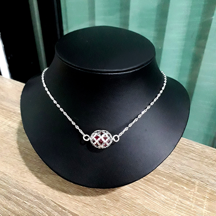 สร้อยคอ SILVER 9.25% 17" Silver 1 NS105