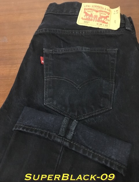 9. Levi’s 501 Super Black ป้าย R เอว 34 ยาว 32 Mexico