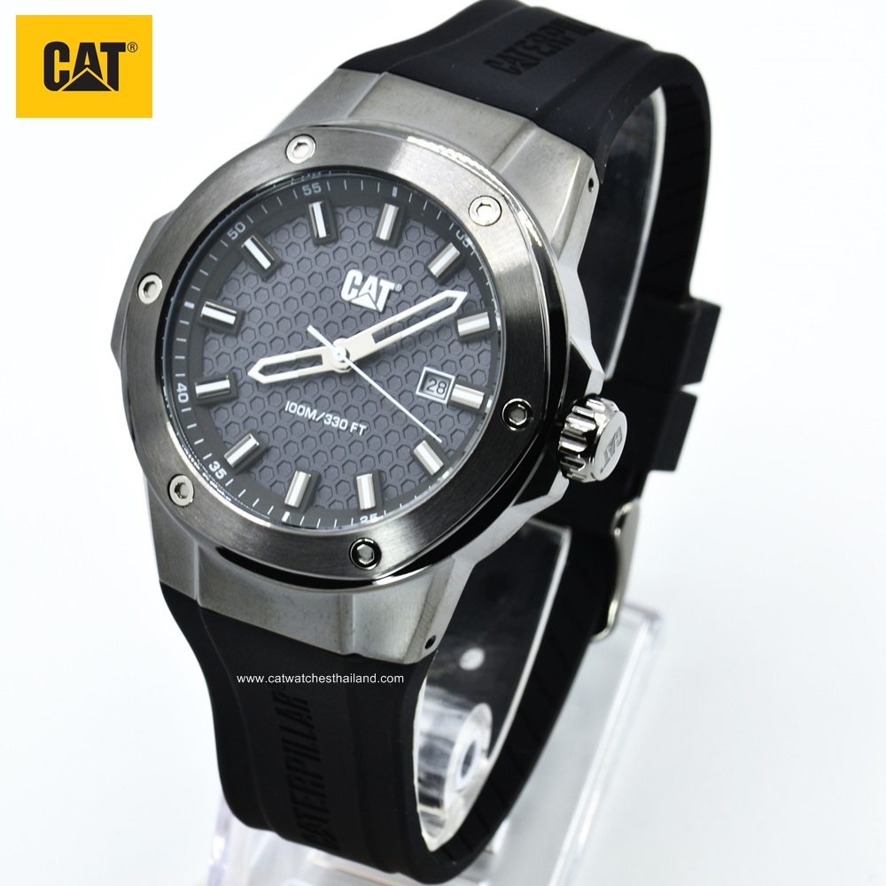 นาฬิกาข้อมือ CATERPILLAR นาฬิกา CAT รุ่น NAVIGO X รหัสรุ่น AA.151.21.525 ตัวเรือนสแตนเลส สีเทาดำ