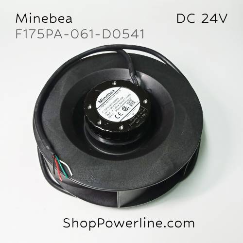 พัดลม Fan Minebea (F175PA-061-D0541, F175PAHZ7T000065) DC24V 8.0A 192W (4wire)