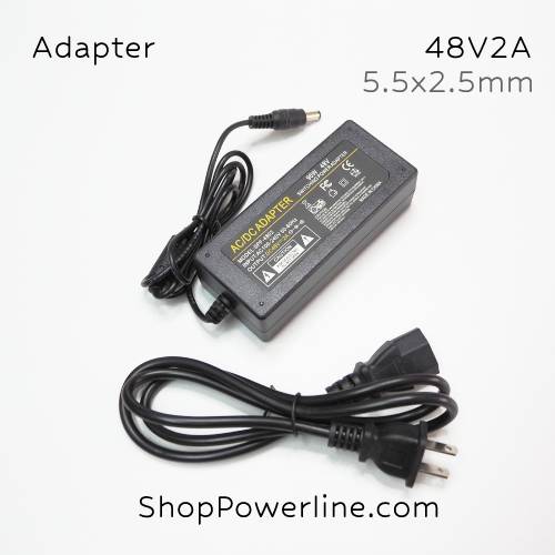 อะแดปเตอร์ Adapter 48V 2A (5.5x2.5,2.1mm)