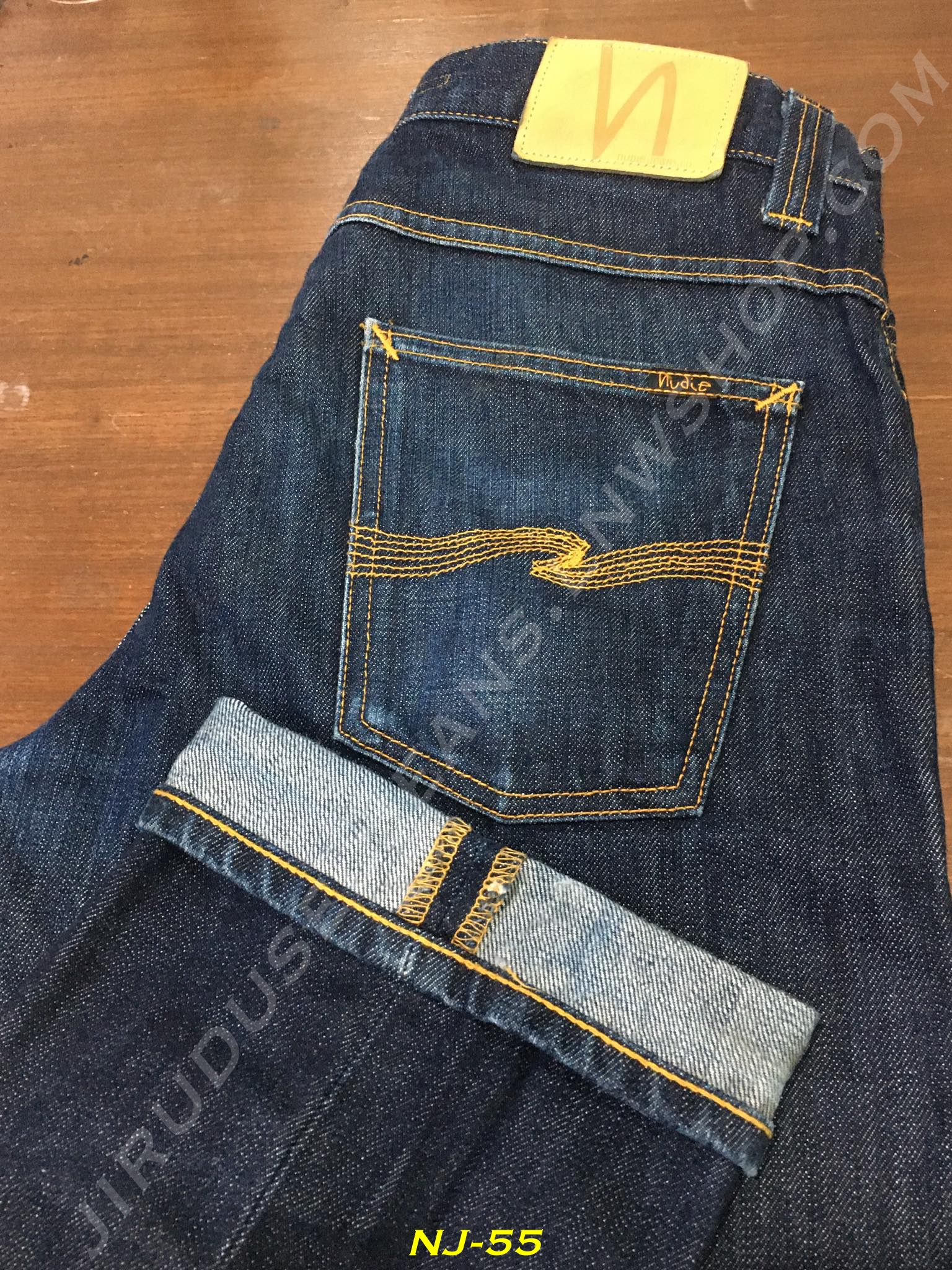 55. Nudie Jeans - Average Joe - Dry Heavy ผ้าดิบ 13oz. เอว 30 ยาว 31 Made in Italy