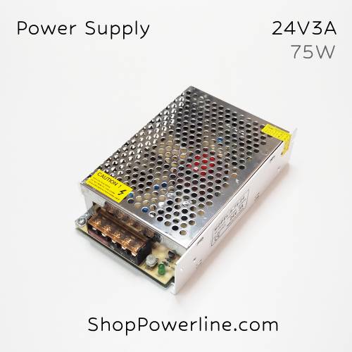 อุปกรณ์จ่ายไฟ Power Supply 24V 3A 75W