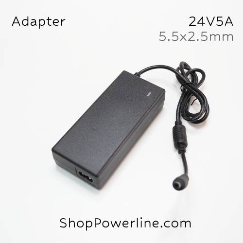 อะแดปเตอร์ Adapter 24V 5A (5.5x2.5,2.1mm)