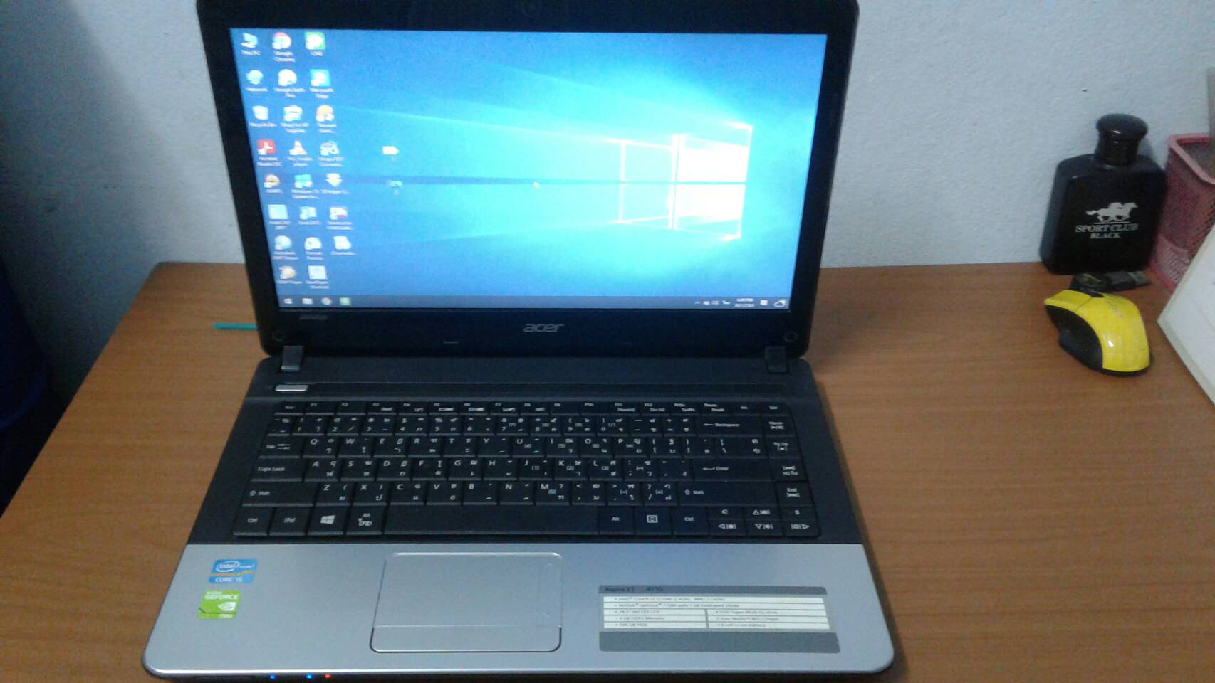 ACER Aspire E1-471g Core i5 3230M Upto 3.20GHz การ์ดจอ2ตัว กราฟฟิกส์ดี ดูหนังฟังเพลง ยูทูปHD งานออนไลน์