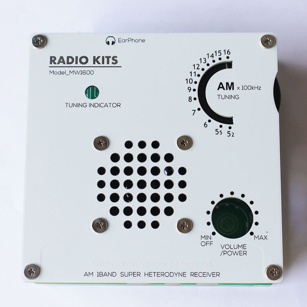 ชุดคิทเครื่องรับวิทยุ AM ใช้ IC เบอร์ LA1600 (ยังไม่บัดกรี)