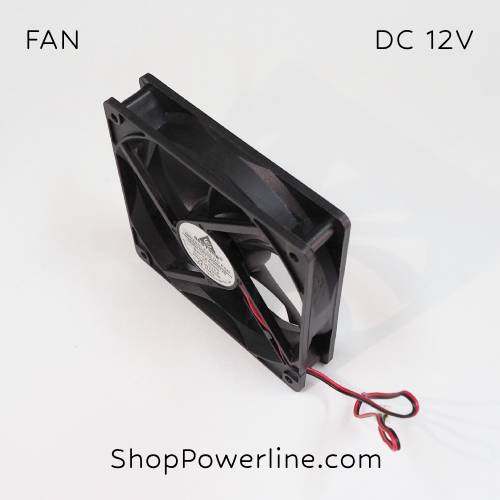 พัดลม Fan DC12V 120x120x25mm (2wire)
