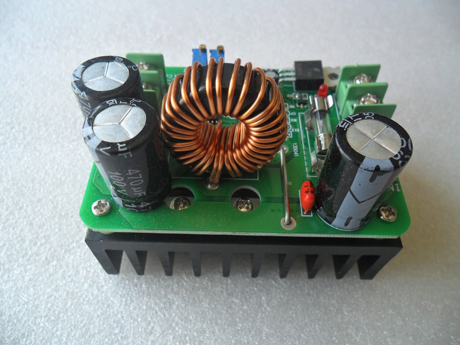 วงจรแปลงไฟขึ้น DC - DC ปรับไฟออกได้ 12-80 โวลต์