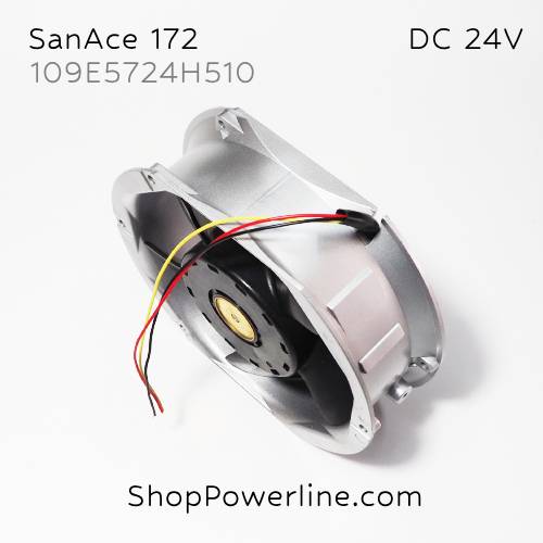 พัดลม Fan SanAce172 (109E5724H510) DC24V 172x150x51mm 0.58A (3wire)