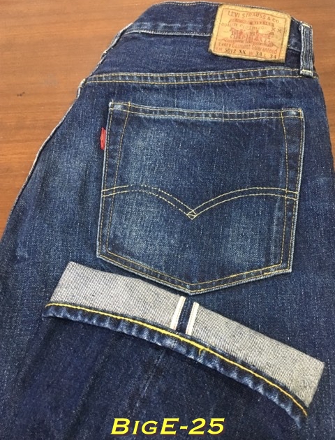 25. Levi’s LVC 1954 501Z XX ฟอกเข้ม เอว 33 ยาว 33 Made in Turkey