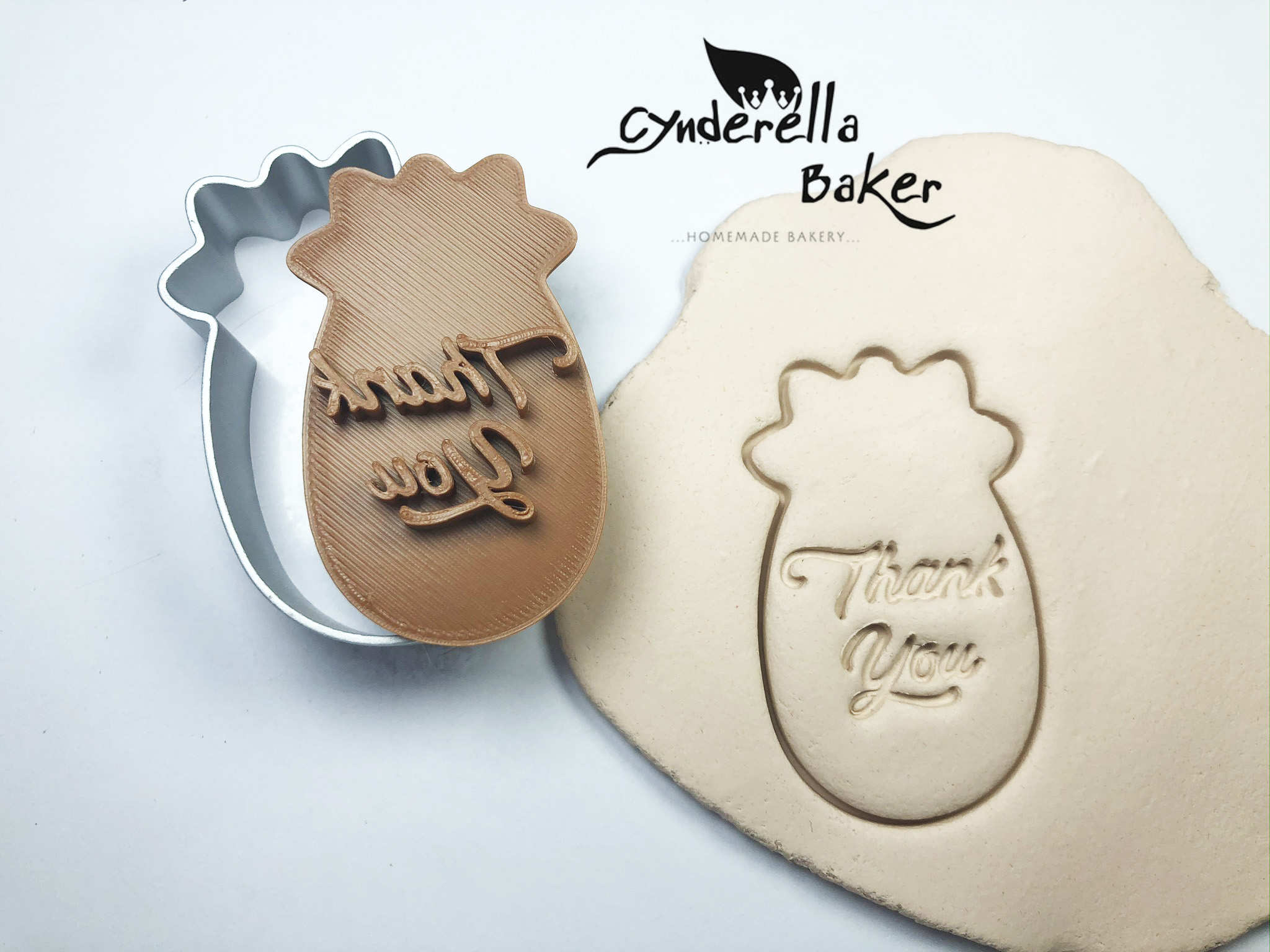 พิมพ์ Stamp ลาย Thank You 01 (เลือกลายด้านใน)