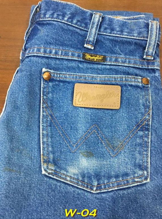 4. ยีนส์แรงเลอร์ Wrangler 936PWD เอว 30ยาว 32 Made in USA