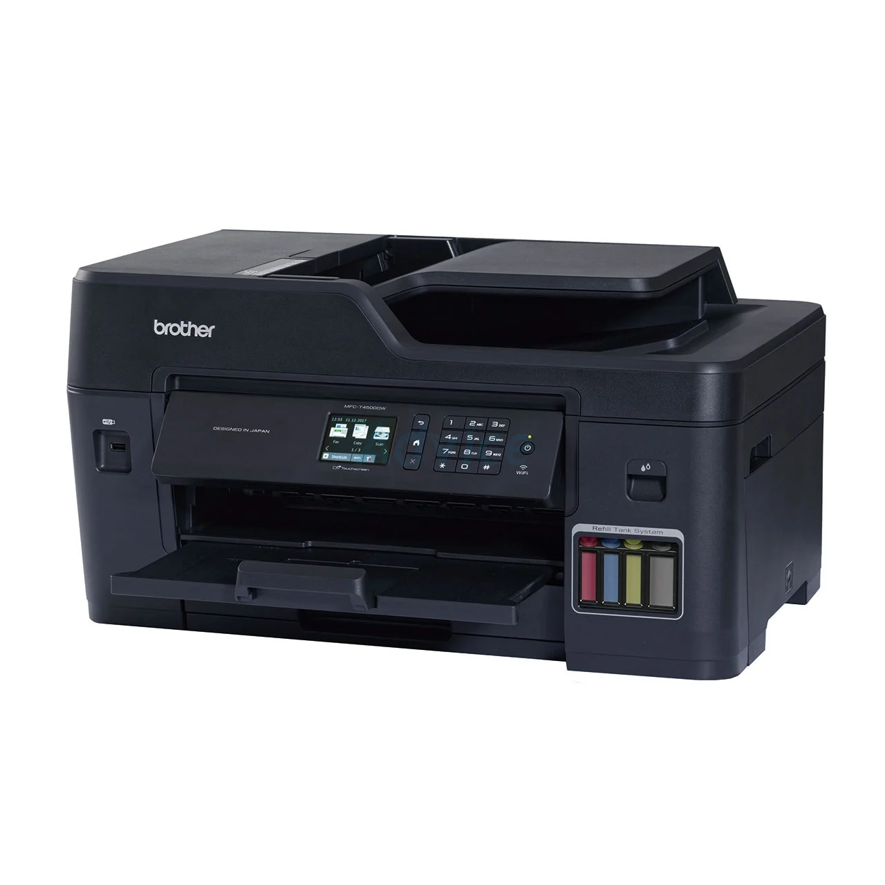 เครื่องปริ้นเตอร์มัลติฟังก์ชั่น เครื่องพิมพ์ BROTHER MFC-T4500DW + INK TANK
