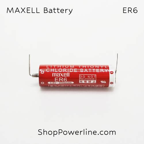 แบตเตอรี่ Battery Maxell/Japan (ER6) 3.6V AA 2000mAh (Feet)