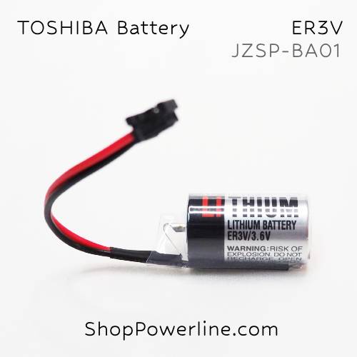 แบตเตอรี่ Battery TOSHIBA/Japan (ER3V, JZSP-BA01) 3.6V (Black Plug)