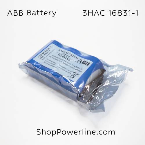 แบตเตอรี่ Battery ABB (3HAC 16831-1) 10.8V (Black Plug)