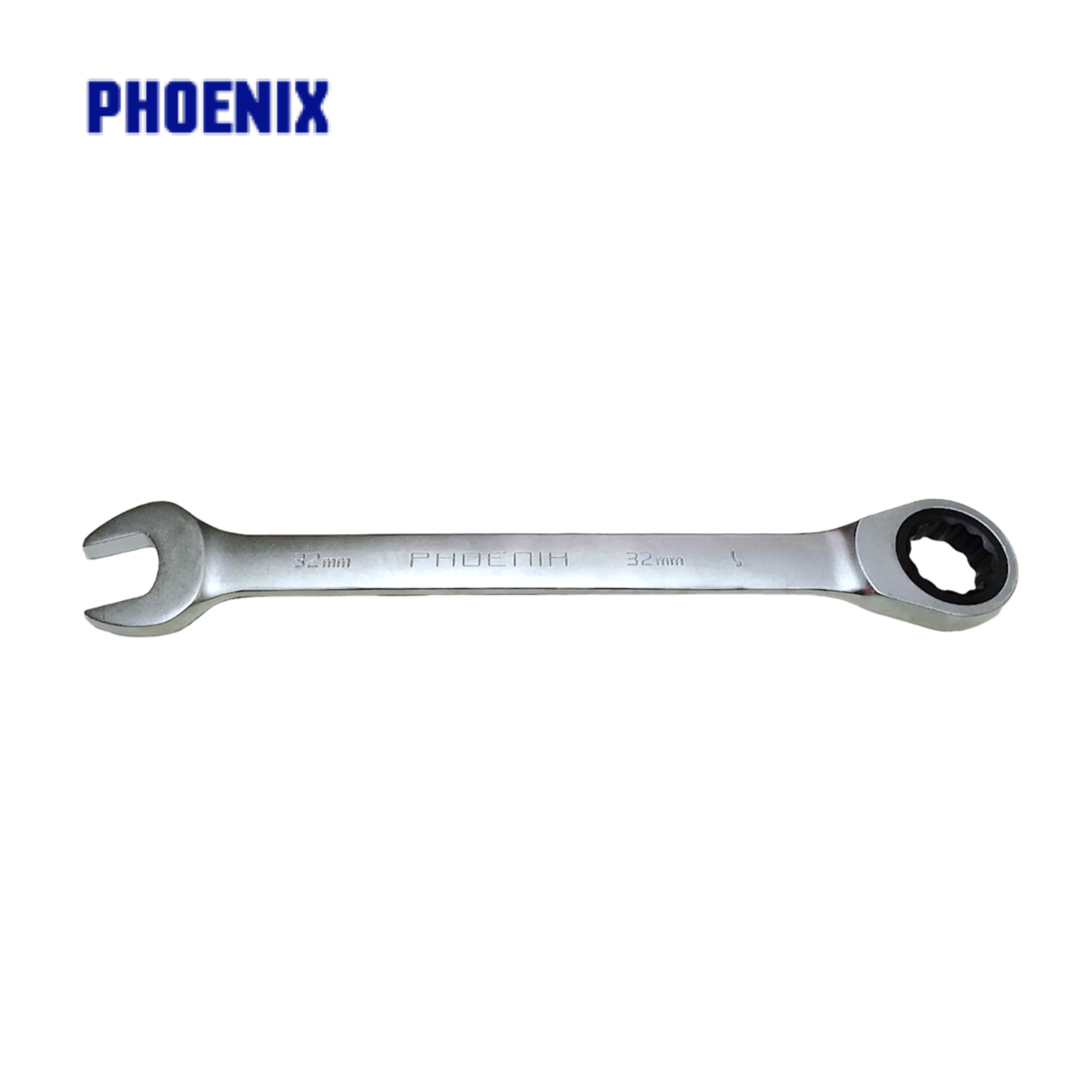 PHOENIX ประแจแหวนฟรี ปากตาย ขนาด 32mm ความยาวทั้งตัวรวม 424mm