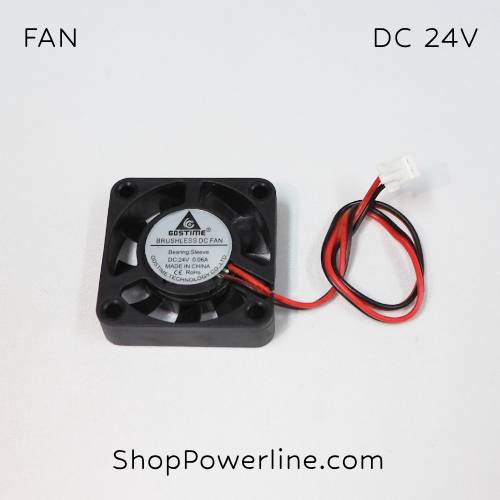 พัดลม Fan DC24V 40x40x10mm (2wire)