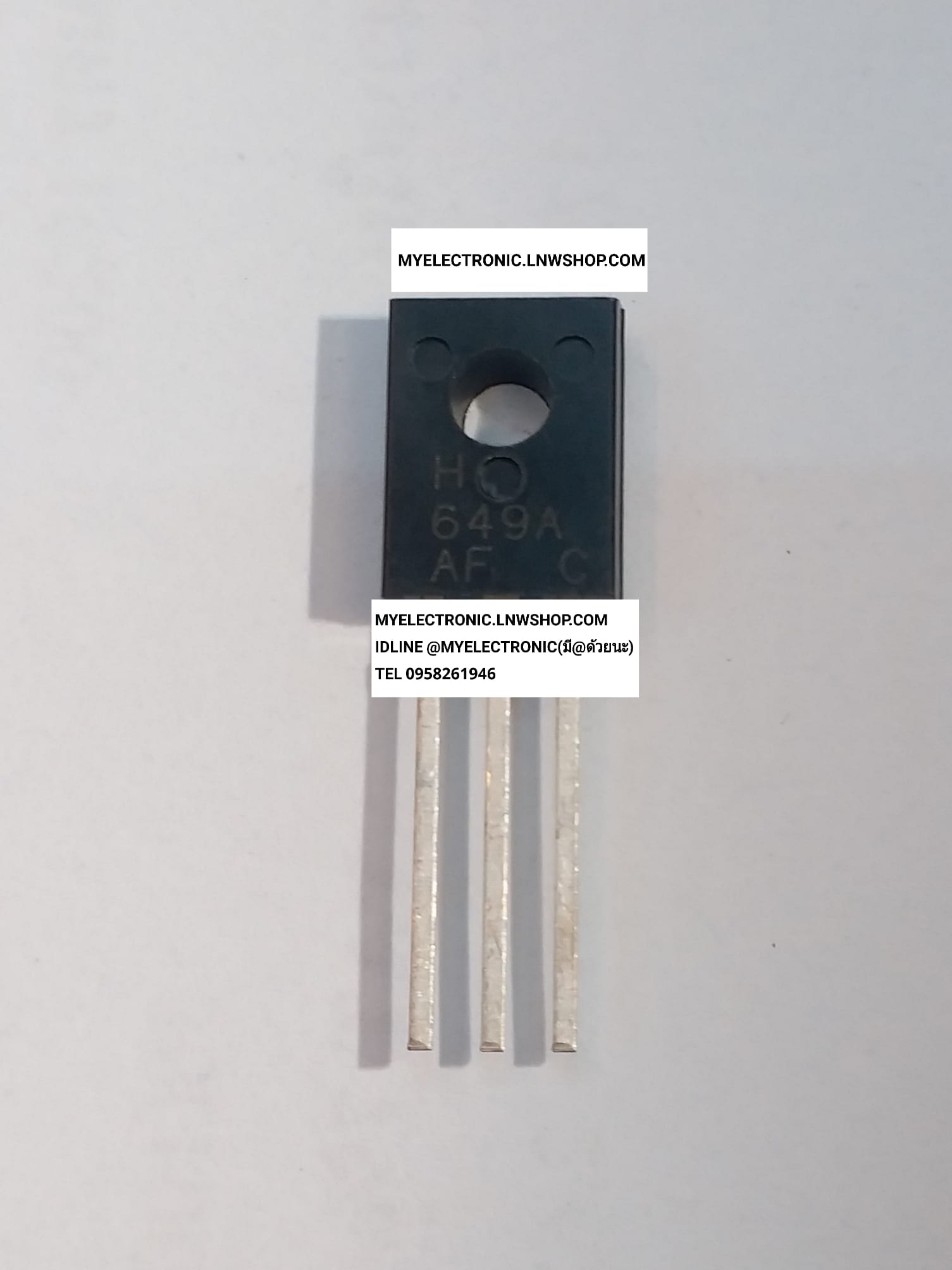 ขาย H649A ตัวถัง TO-126 ทรานซิเตอร์ TRANSISTOR ยี่ห้อ H649 A ราคา ตัวละ . . . . หน่วย บาท