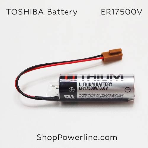 แบตเตอรี่ Battery TOSHIBA/Japan (ER17500V, NP8P-BTS) 3.6V (Brown Long Plug)