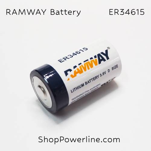 แบตเตอรี่ Battery RAMWAY (ER34615) 3.6V D 19000mAh