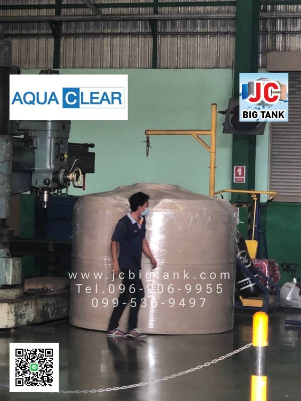 ถังเก็บน้ำบนดิน AQUA รุ่น CLEAR (G) ขนาด 5000 ลิตร ทรงเตี้ย