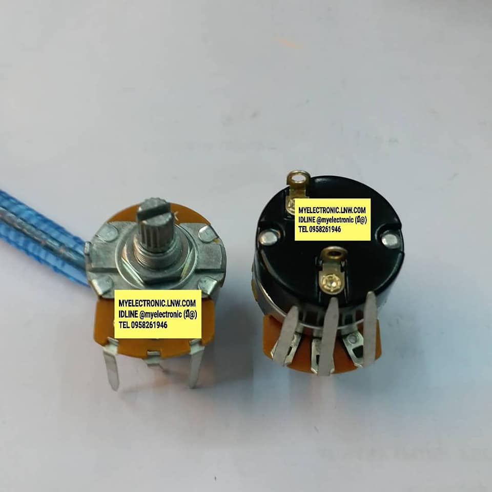 โวลุ่ม250KB,โวลุ่มB250Kแกน+เกลียวยาว14mm.,โวลุ่มเครื่องทำน้ำอุ่น,โวลุ่ม3ขางอ,โวลุ่มมีสวิทช์5ขาราคาตัวล่ะยี่ห้อALPHA