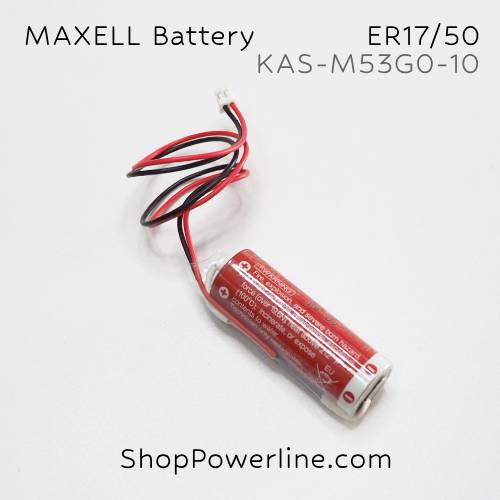 แบตเตอรี่ Battery Maxell/Japan (ER17/50, KAS-M53G0-10, KAS-M53G0-11) 3.6V (White Plug)