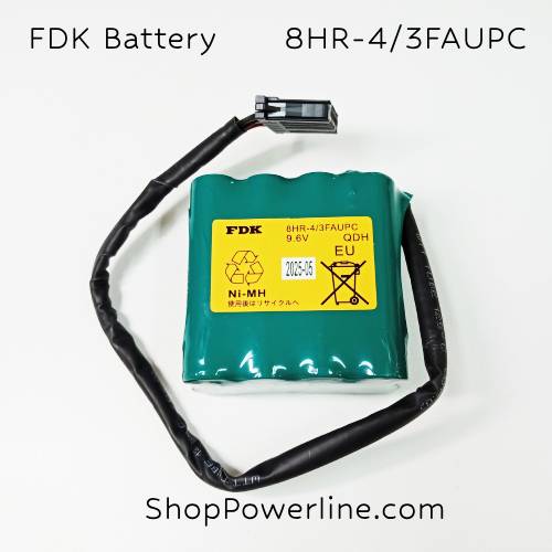แบตเตอรี่ Battery FDK (8HR-4/3FAUPC, E5503-07E-001, OSP-P300L-R) 9.6V (Black Plug 5wire)