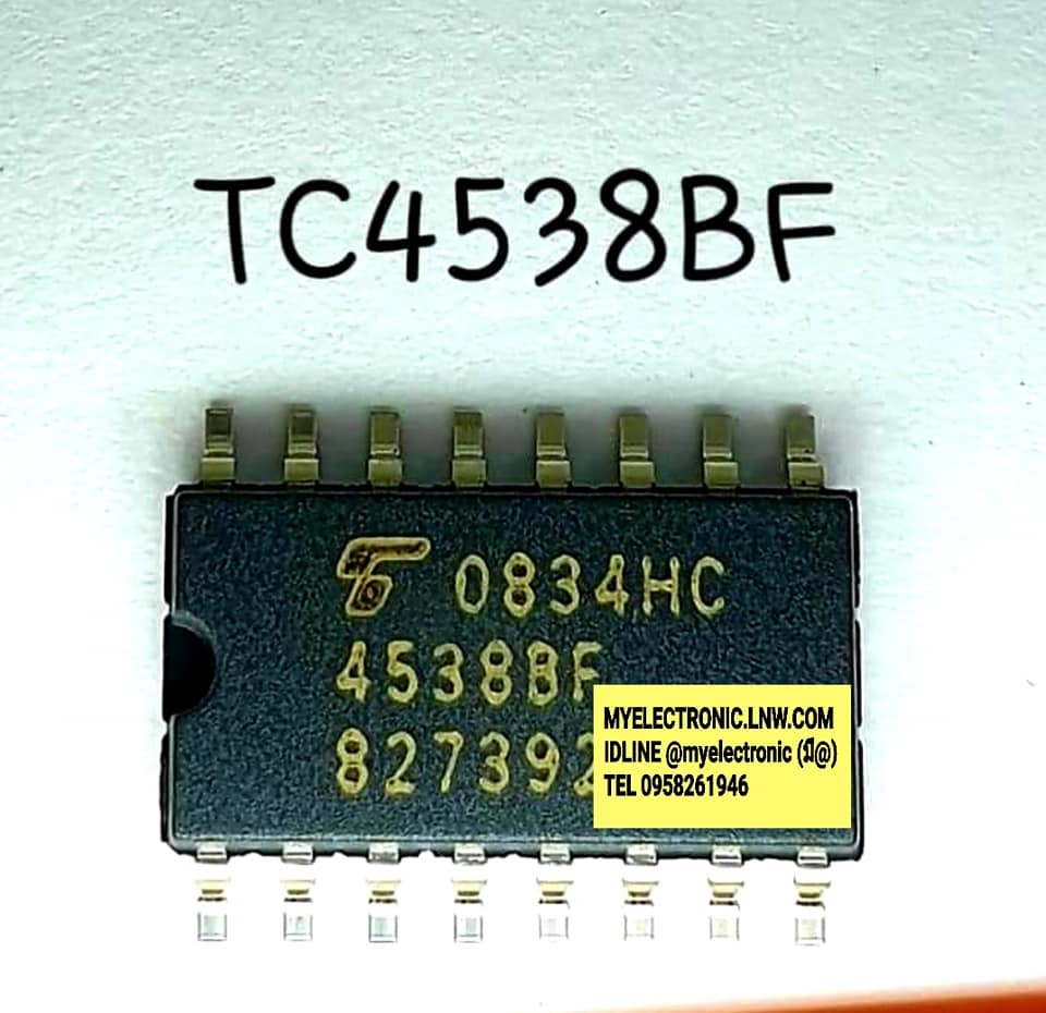 ICTC4538BFยี่ห้อTOSHIBAตัวถังSMD16ขากว้างราคาตัวละ