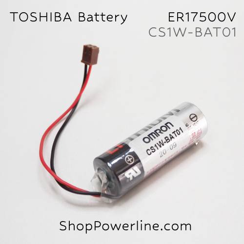 แบตเตอรี่ Battery TOSHIBA (ER17500V, CS1W-BAT01) 3.6V (Brown Short Plug)