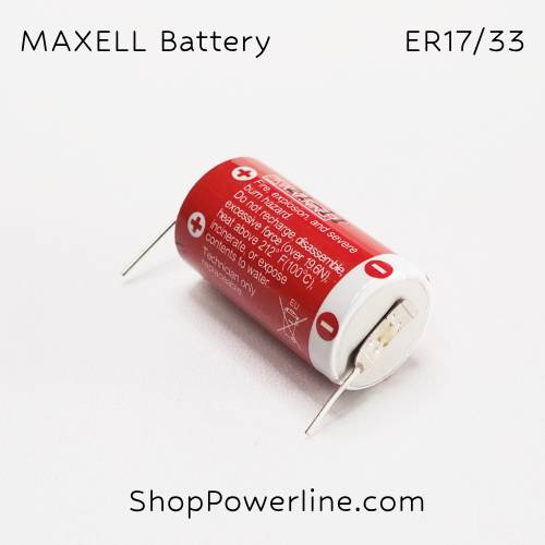 แบตเตอรี่ Battery Maxell/Japan (ER17/33) 3.6V 1600mAh (Feet)