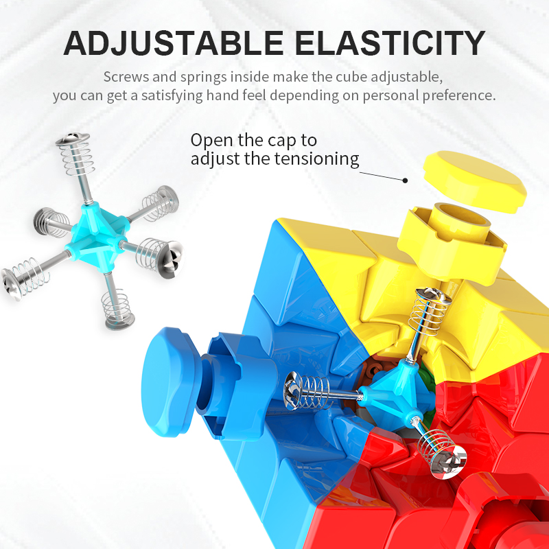 รูบิค 3x3 MOYU Rubik NEW Design Anti pop ลดการเสียดสี เล่นแล้วติดขัด รุ่นนี้ ลื่นมากมา จาก MOYU ออกแบบ แกนหมุน ใหม่ ชิ้นส่วน ใหม่ ในราคาประหยัดคุณภาพระดับเทพ rubik.รูบิค.รูบิก.ลูกบิด