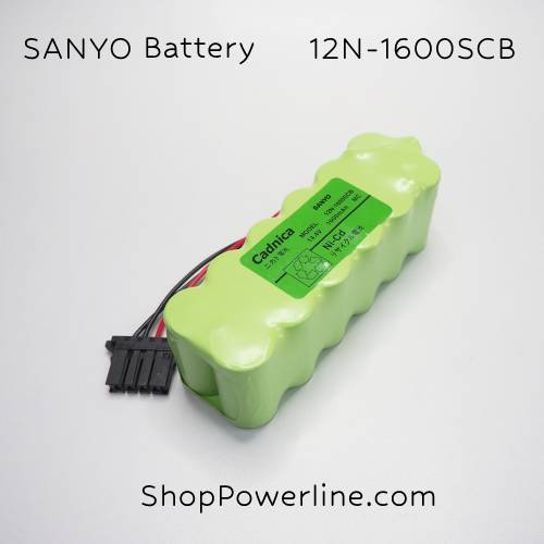 แบตเตอรี่ Battery SANYO (12N-1600SCB) 14.4V (Black Plug)