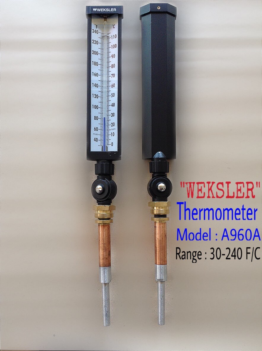 A960A 30/240 F 0/110 C WEKLSER THERMOMETER
