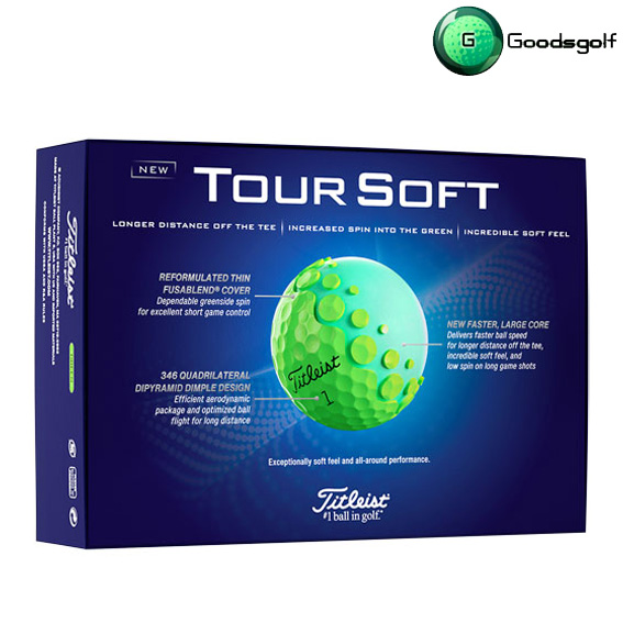 ลูกกอล์ฟ Titleist Tour Soft 2024 Green
