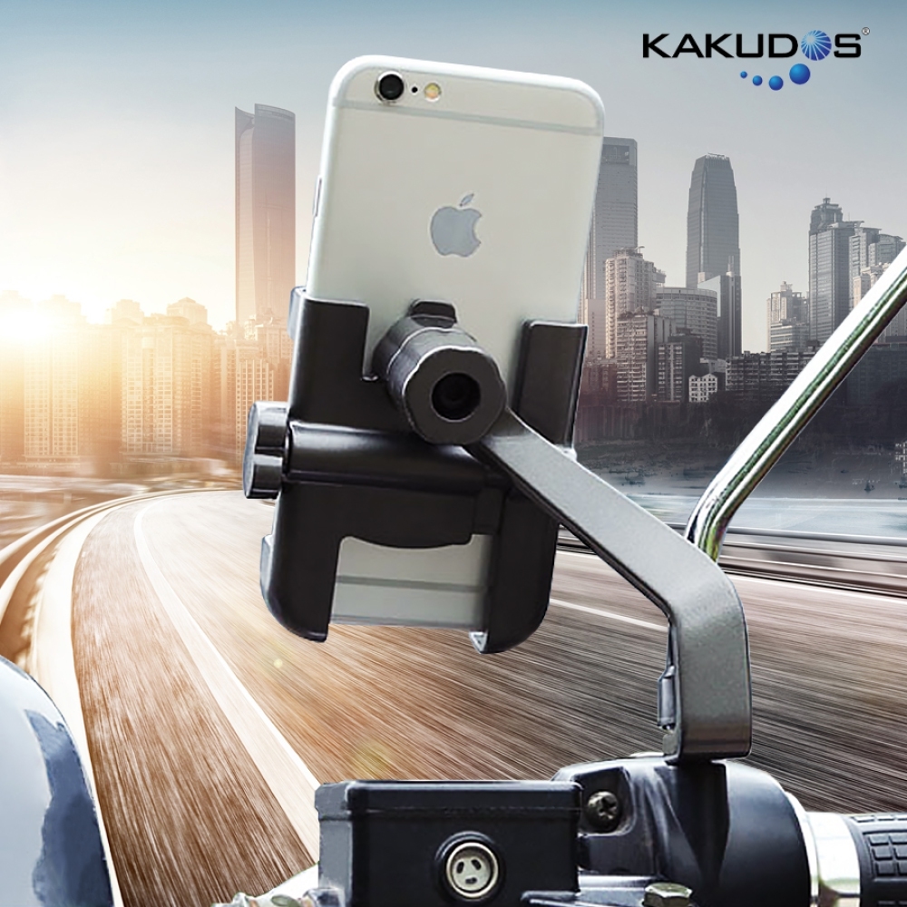 ที่ยึดโทรศัพท์กับมอเตอร์ไซค์KAKUDOS MK025 อลูมิเนียมอัลลอย ไร้สนิม