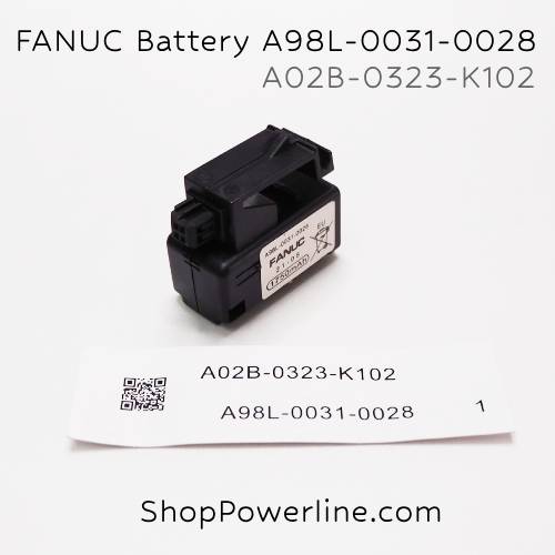 แบตเตอรี่ Battery FANUC (A98L-0031-0028, A02B-0323-K102) 3V