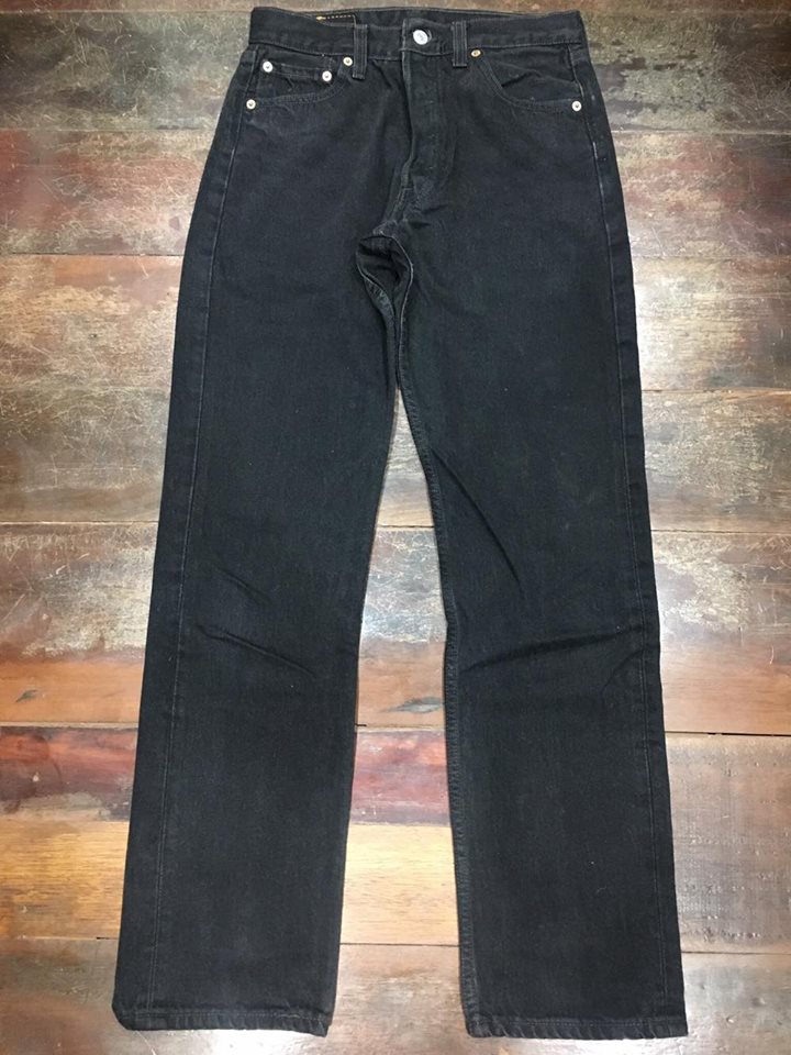 Levi's 501 0660 Super Black Made in USA ปี 1998 เอว 28 ยาว 31