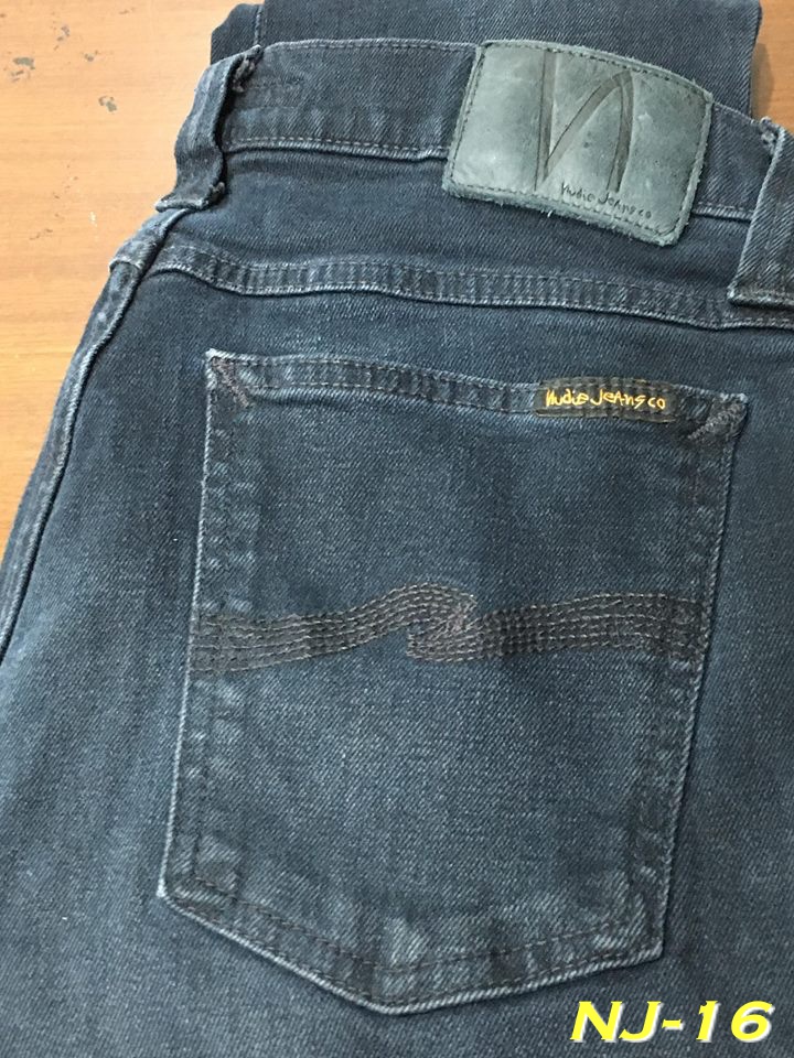 Nudie Jeans มือสอง Nudie Tight Long John Org. Black and Grey เอว 29 ยาว 31