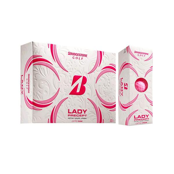ลูกกอล์ฟ Bridgestone Lady Precept Pink (ซื้อ 2 แถม 1)